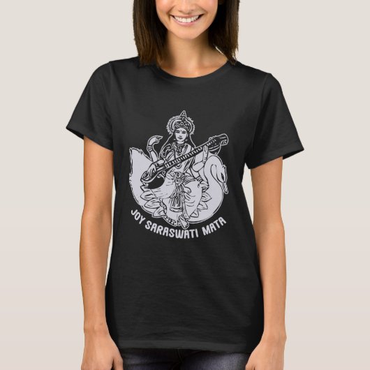 Sarasvati Hindu Goddess T-Shirt (Vorderseite)