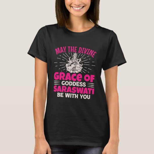 Sarasvati Hindu Goddess T-Shirt (Vorderseite)