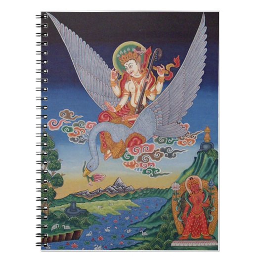 Sarasvati Notizbuch Notizblock (Vorderseite)