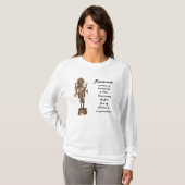 Saraswati 1 langärmeliger T - Shirt (Vorne ganz)