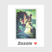 Saraswati Aufkleber (Blatt)