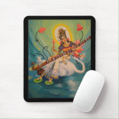 Saraswati, das Mousepad malt (Mit Mouse)