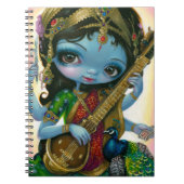 "Saraswati, das Veena" Notizbuch spielt Notizblock (Vorderseite)