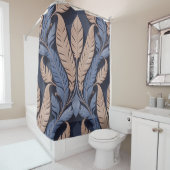 Saraswati Feather Relief Duschvorhang (Beispiel)