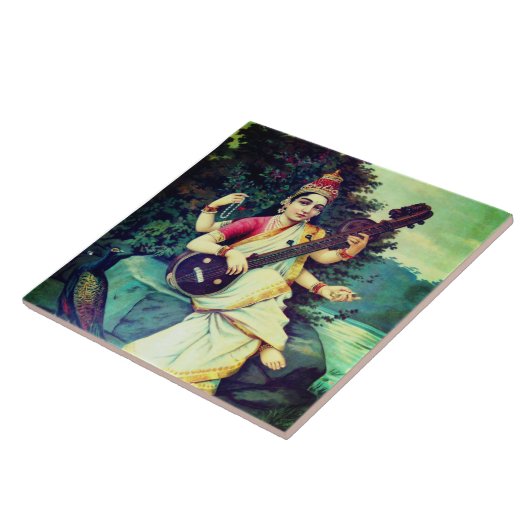 Saraswati Fliese (Seite)