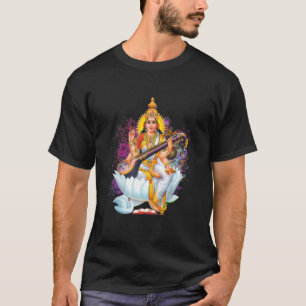 Saraswati Holi Tag Drittes Auge Isha Hindu Linga T-Shirt