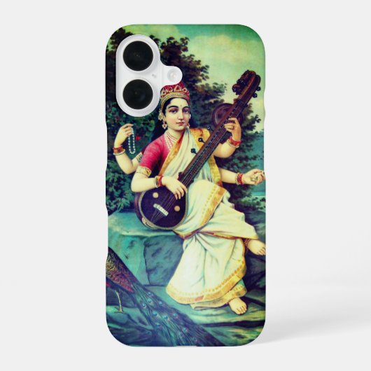 Saraswati iPhone 16 Hülle (Rückseite)