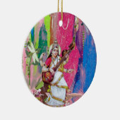 Saraswati Keramikornament (Rechts)