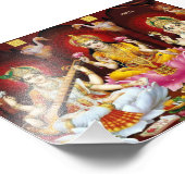 Saraswati, Lakshmi, & Ganesha Print (6" x 4") Fotodruck (Ecke)