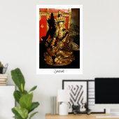 Saraswati, Musik und Poesie Poster (Heimbüro)
