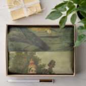 Saraswati, Musikgöttin von Raja Ravi Varma Seidenpapier (Geschenk)