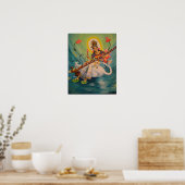 Saraswati Painting Poster (Küche)