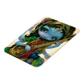 "Saraswati Playing Veena" Flex Magnet (Linke Seite)