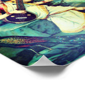 Saraswati Poster (Ecke)