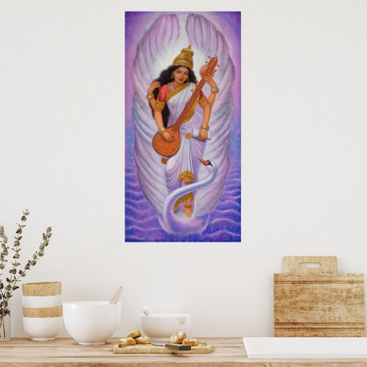 Saraswati Poster (Küche)