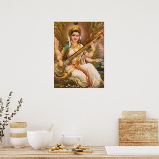 Saraswati Poster (Küche)