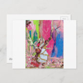 Saraswati Postkarte (Vorne/Hinten)