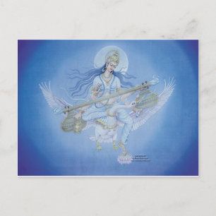 Saraswati Postkarte