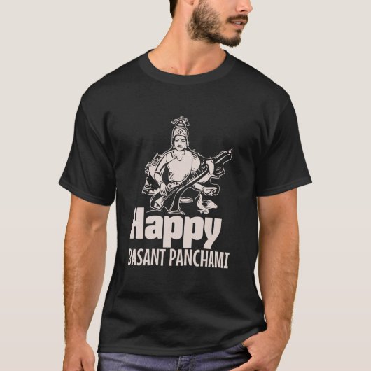 Saraswati Puja Hindu T-Shirt (Vorderseite)