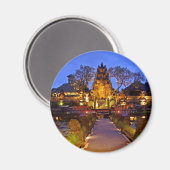 Saraswati Temple Magnet (Vorderseite/Rückseite)