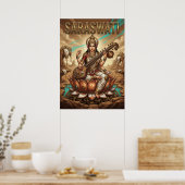 Saraswati V02 Poster (Küche)
