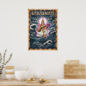 Saraswati V03 Poster (Küche)