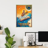 Saraswati V05 Poster (Heimbüro)