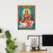 Saraswati V06 Poster (Heimbüro)