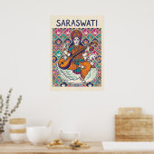 Saraswati V08 Poster (Küche)