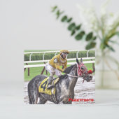 Saratoga 150 Art Fotos Postkarte (Stehend Vorderseite)