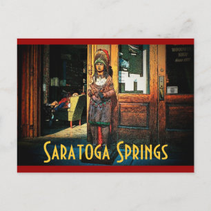 Saratoga Cigar Store Postkarte