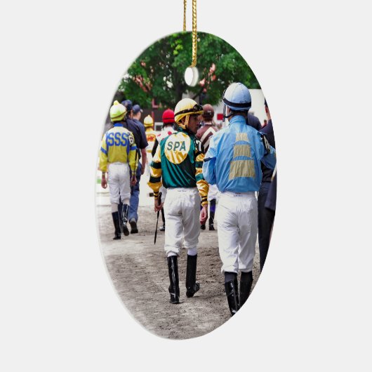 Saratoga Jockeys Keramikornament (Rechts)