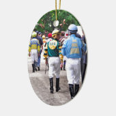 Saratoga Jockeys Keramikornament (Links)