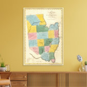 Saratoga-Landkreis Leinwanddruck (Insitu (Wohnzimmer))