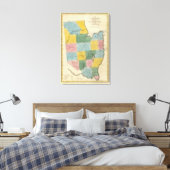 Saratoga-Landkreis Leinwanddruck (Insitu (Schlafzimmer))