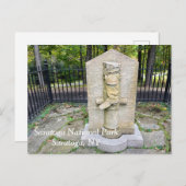 Saratoga-Nationalpark Postkarte (Vorne/Hinten)