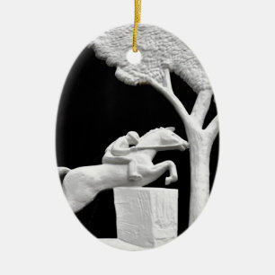 Saratoga Pferdekunst Keramik Ornament