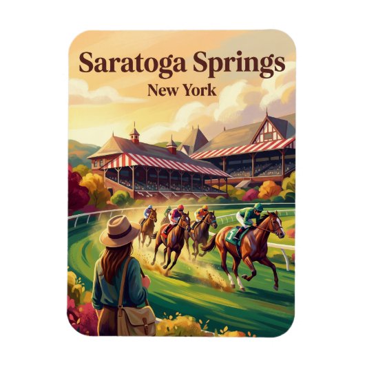 Saratoga Race Course USA Magnet (Vertikal)