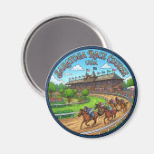 Saratoga Race Course USA Magnet (Vorderseite/Rückseite)