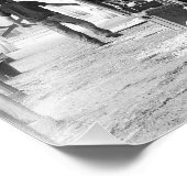 Saratoga Shedrow bei Horse Haven Fotodruck (Ecke)