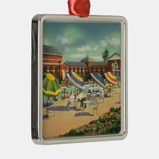 Saratoga Silbernes Ornament (Rechts)