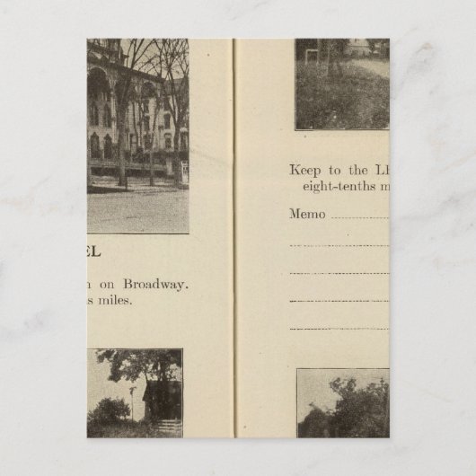 Saratoga Springs Dunning Street Postkarte (Vorderseite)