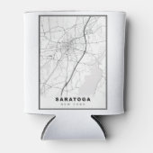 Saratoga Springs Map Dosenkühler (Vorderseite)