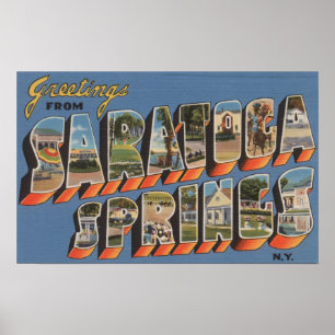 Saratoga Springs, New York - Große Briefszenen Poster