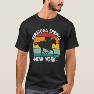 Saratoga Springs New York Toga Pferderennen 1 T-Shirt