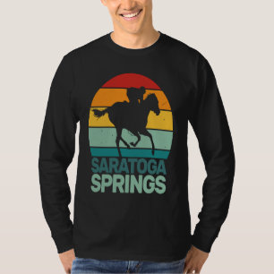 Saratoga Springs New York Toga Pferderennen 3 T-Shirt