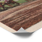 Saratoga Springs, NY - Race Track Scene Poster (Ecke)