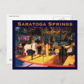 Saratoga Springs Postcard Postkarte (Vorne/Hinten)