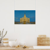 Saratoga Springs Utah Temple Painting™ LDS Poster (Küche)