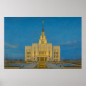 Saratoga Springs Utah Temple Painting™ LDS Poster (Vorne)